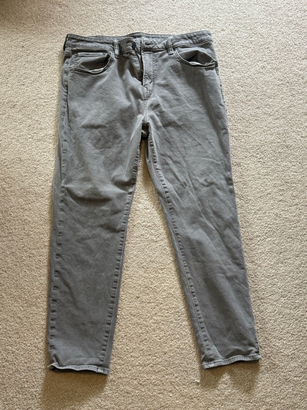 American Eagle Flex Grey Athletic Fit Men’s Jeans Size 36/30